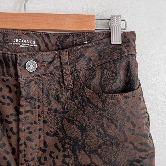 Chico’s Coated Animal-Print Jeggings - Picture 6 of 10